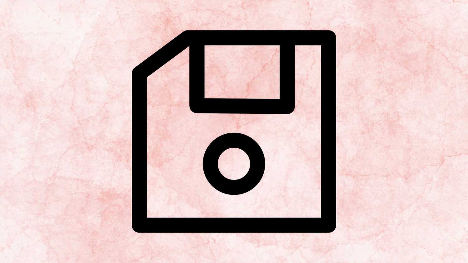 Floppy disk glyph