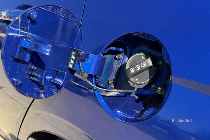 A car's gas tank 