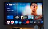 A Hisense TV running Google TV.