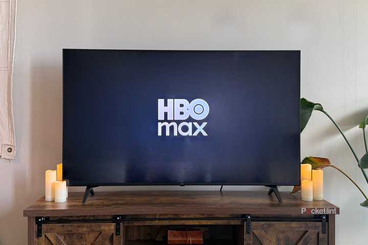 HBO Max on a TV. 