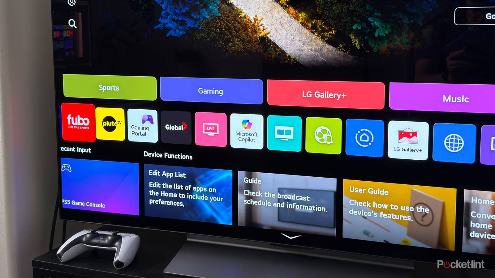 Microsoft Copilot on LG Smart TV.