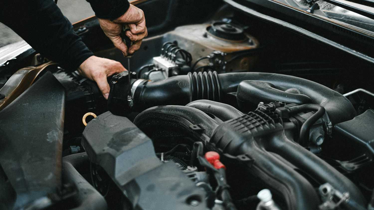 Checking engine lights. 