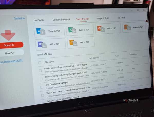 PDFgear on a laptop 