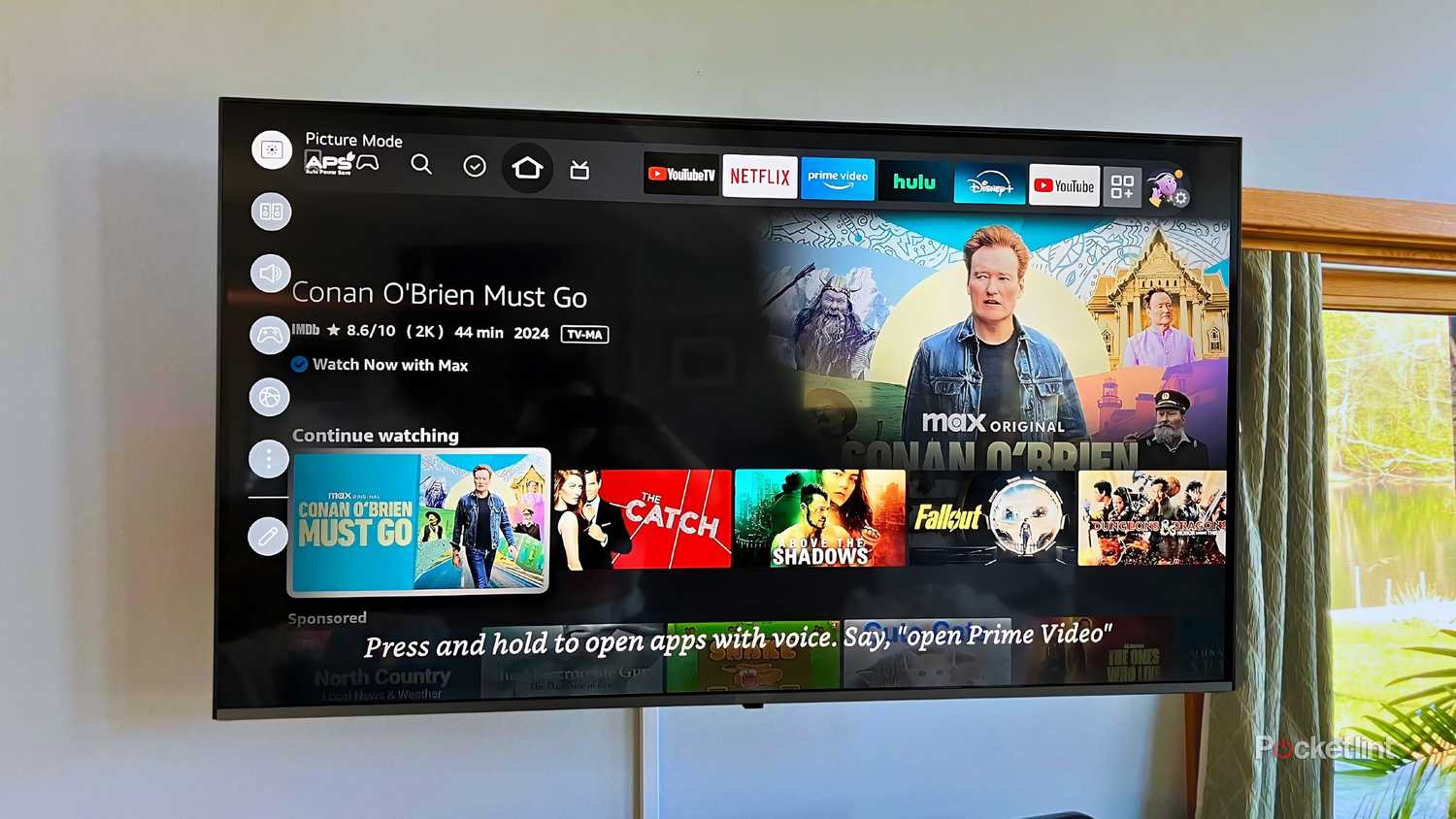 IG TV on wall home screen