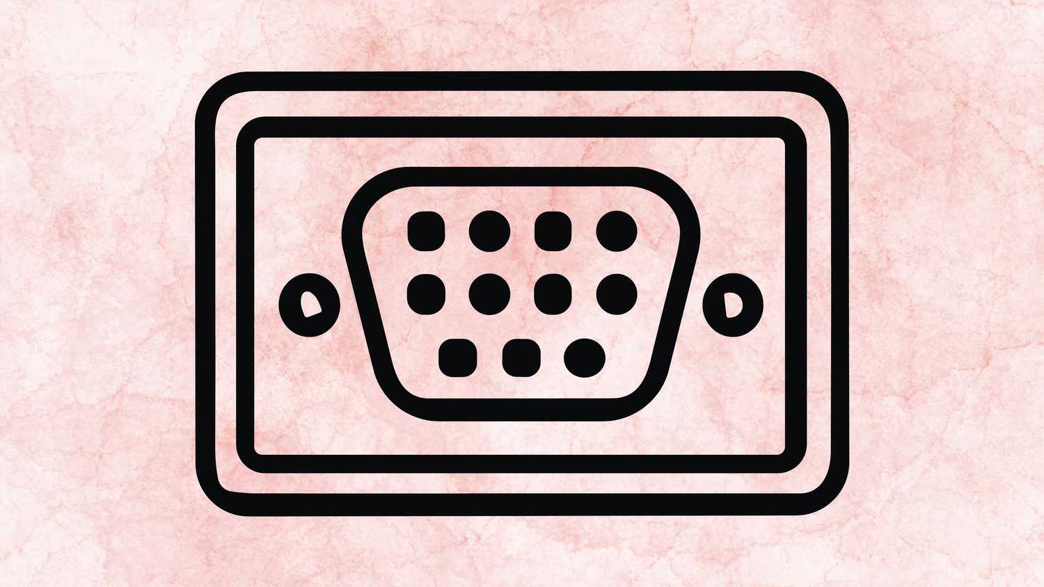 VGA port glyph