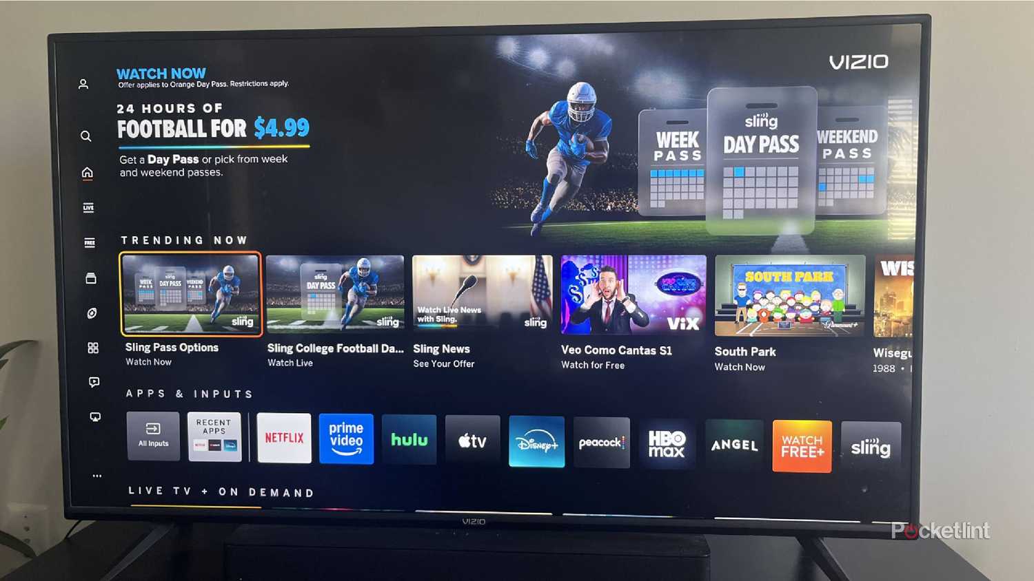 A Vizeo smart TV.