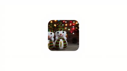 Winter Holiday Glow tag